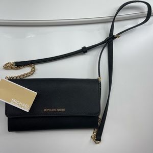 Black Jetset MK Cross Body